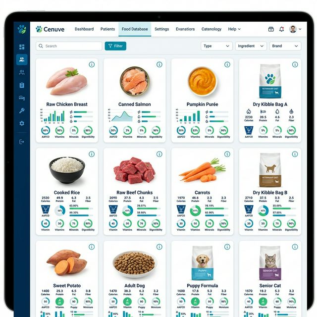 Base de datos de alimentos